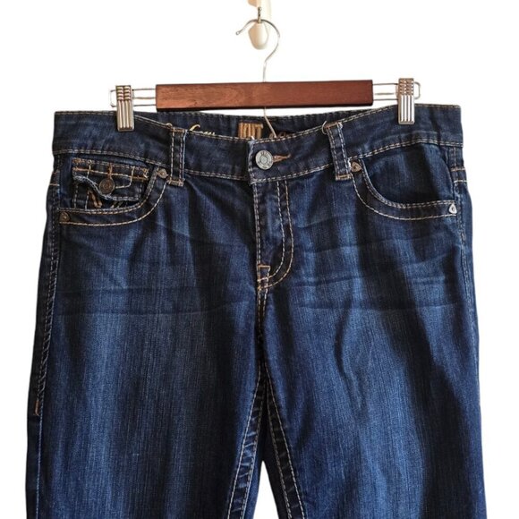 Kut From the Kloth So Low Bootcut Jeans in Proud Wash Sz 10 - Picture 2 of 9